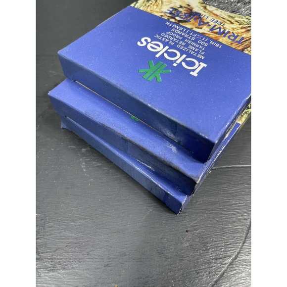 Lot of 3 Boxes Vintage Icicles Trim-A-Tree Foil Silver Christmas Tree Tinsel NOS - Picture 8 of 10